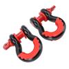 2 Stück D-Ring Auto Schäkel 8800LBS Schwerlast für Abschleppgurt Winde Fahrzeugbergung Offroad Abschleppen