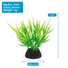 Plastic Artificial Aquarium Plant Height Range 4-8cm Low Grass Aquatic Plant Ornament Mini Aquarium Decoration