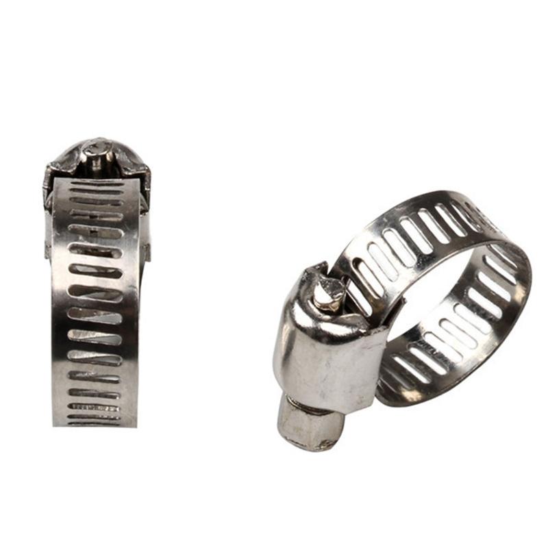 Rusts Resistant Hose Clamp Set Multiple Diameter Pipe Connection Hardware for Home Industrial Use