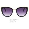 Women Sunglasses Vintage Style Thickened Lenses Leopard Print Fashion Cat Eye Women Sunglasses for Female