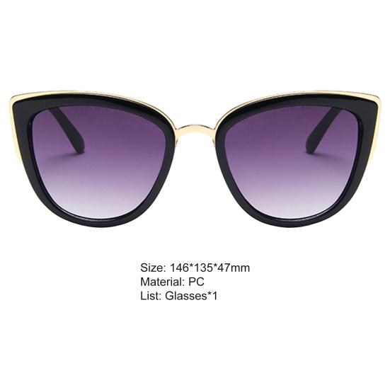 Women Sunglasses Vintage Style Thickened Lenses Leopard Print Fashion Cat Eye Women Sunglasses for Female