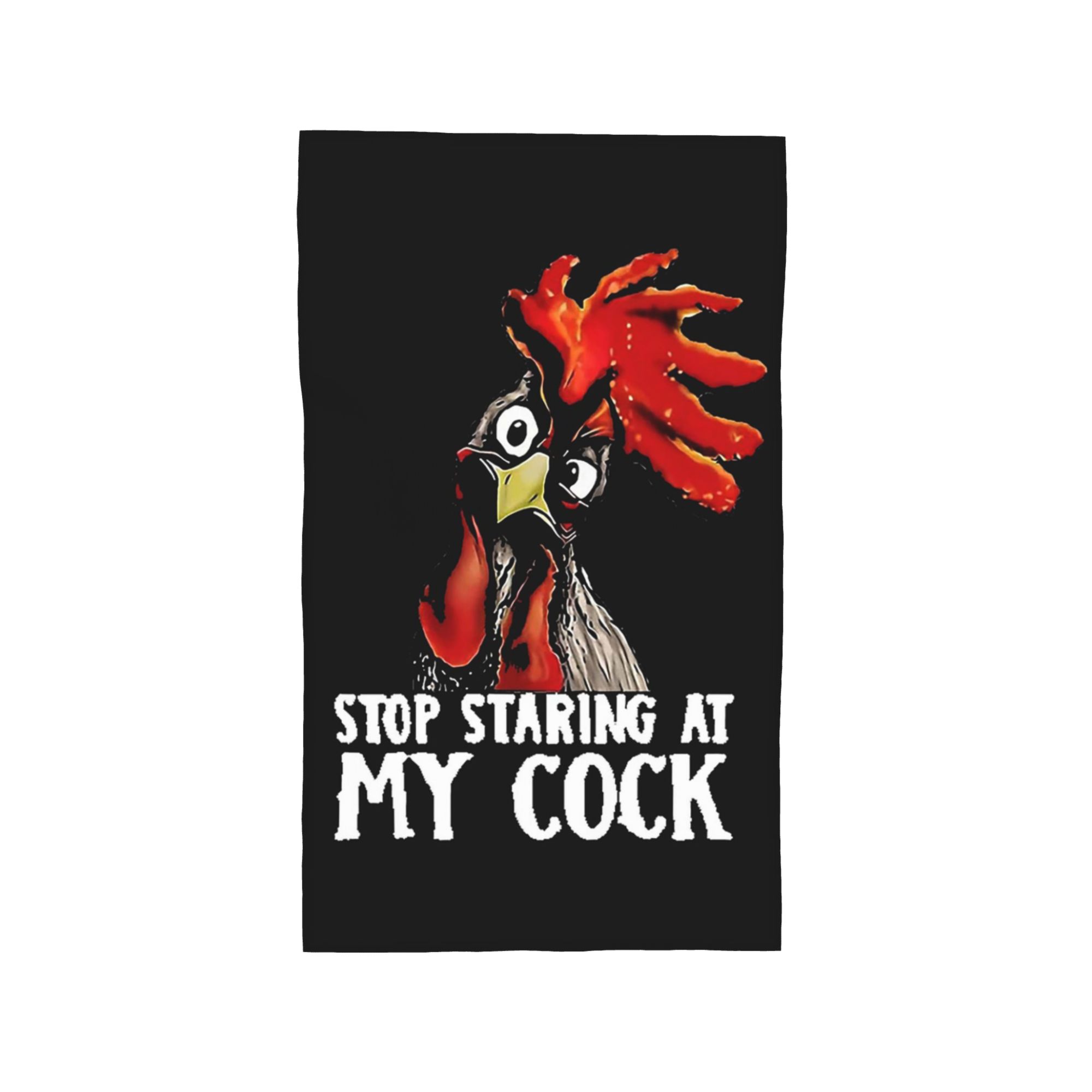 

Animals - Stop Staring At My Cock - Gangster Chicken Soft Face Towel Quick Dry Pool Bath Cotton Towels Absorbent Quick W30*H60(CM)