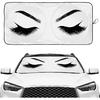 Funny Skull Gothic Hippie Skeleton Black Windshield Sunshade For Car SUV Truck Foldable Uv Ray Reflector Front Window Sun Shade Visor Shield Cover