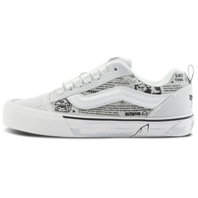 

Кросівки Vans X Hirono Knu Skool Білий Чорний VN000CS0BHD 34.5 білий