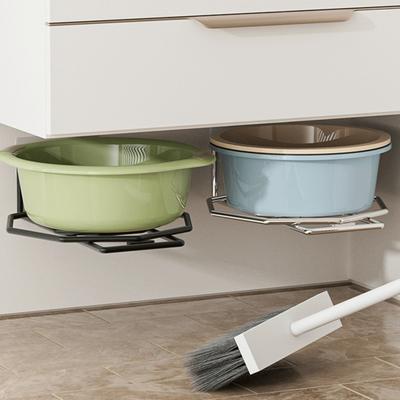 Portaoggetti da Parete per Lavabo Forte Portata Antiruggine Multifunzionale Organizzatore per Ripostiglio Bagno