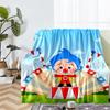 Coperta stampata a tema Plim Plim - Perfetta per divano, letto, viaggi e uso all'aperto | Lavabile in lavatrice, accogliente e resistente.
