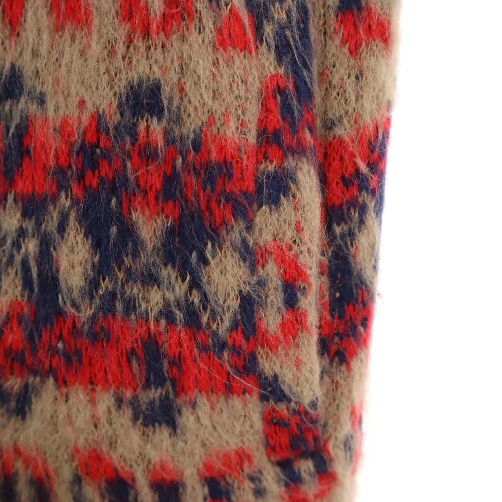 ueno-shokai made in Japan Overall handle Long sleeve shawl collar knit cardigan Men's Used