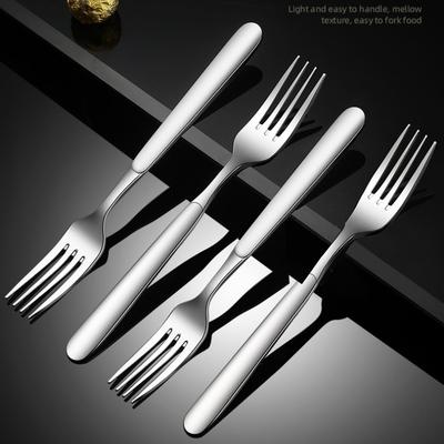 1PC Stainless Steel Fork Western Food Adult Household Fruit Salad Dessert Tableware Household Products Afternoon Tea