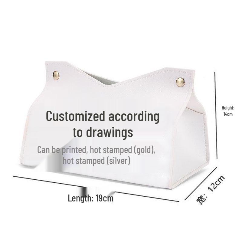 Cartoon Cute Leather Tissue Box - Luxurious Pull-out for Home & Hotel