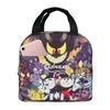 Custom Cupheads Resuable Lunch Box Women Men Leakproof Shooting Game Cooler Thermal Food Insulated Lunch Bag Office Work