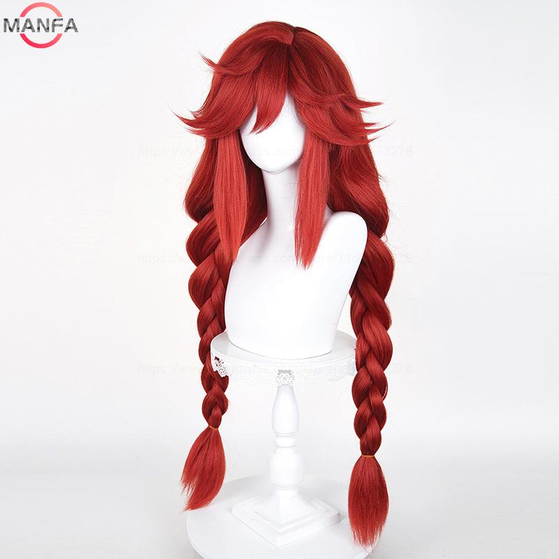 Gachiakuta Anime Rudo Zanka Riyo Reaper Guita Eishia Stilza Amo Empool Cosplay Pruik Korte pruik Hittebestendig Synthetische Pruiken red