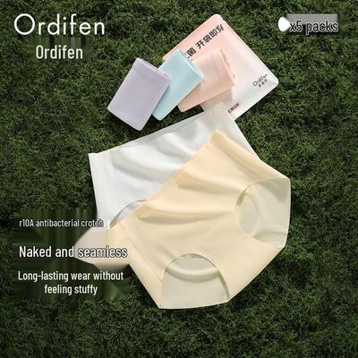 Audifin EO Nahtlose Antibakterielle Damen-Slips 5er-Pack