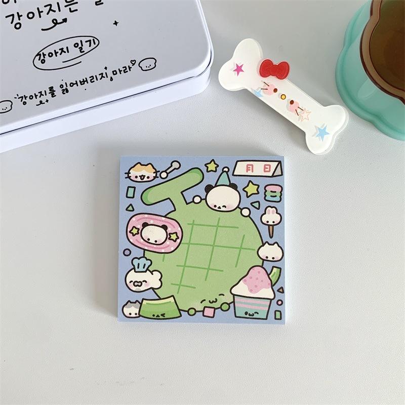 50sheet Cute Cat Memo Pad Amercian Style Lovely Kitten Sticky Note 8*8cm Kawaii Stationery Scrapbook Decorative Paper Student
