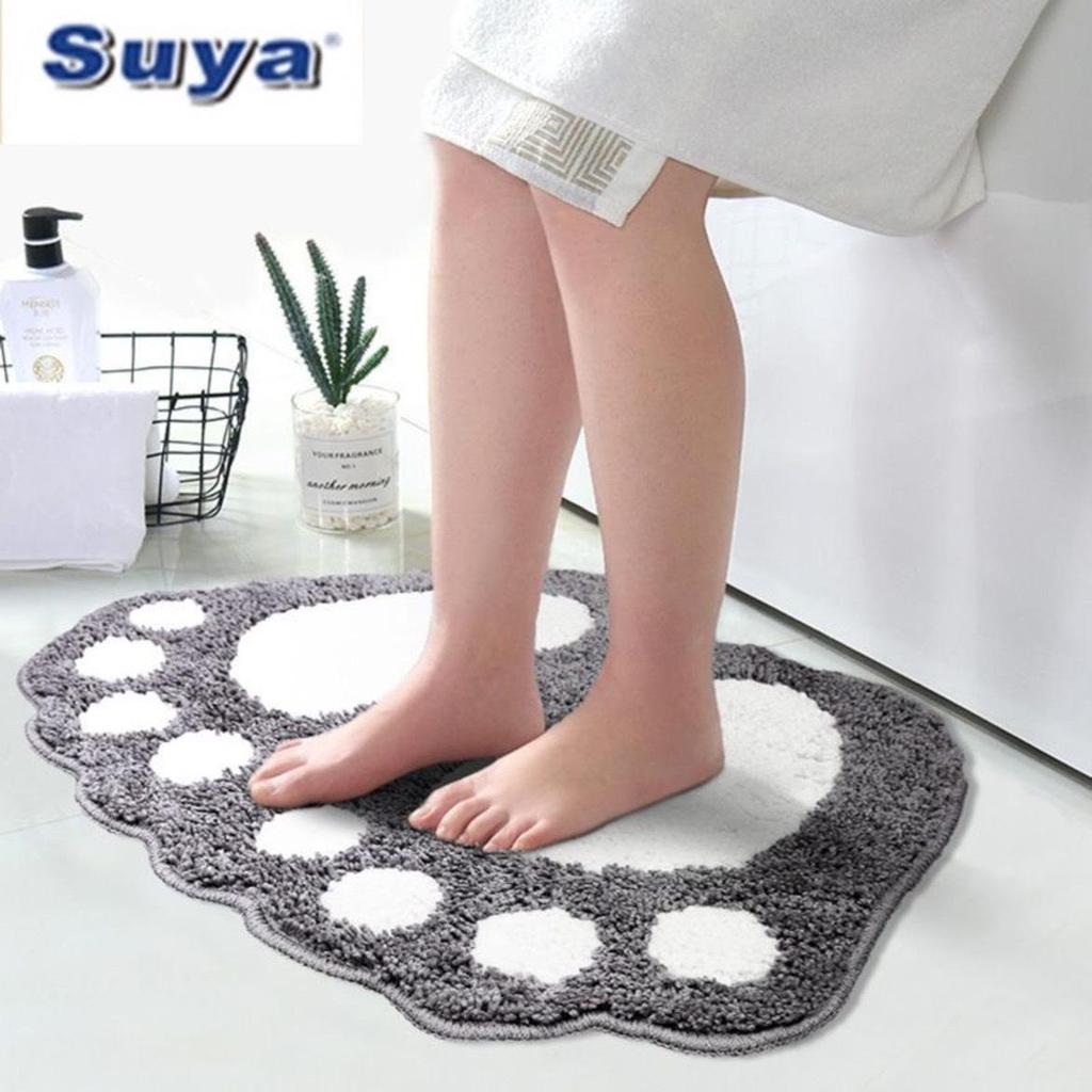 Thick Absorbent Non-Slip Bathroom Rug for Floors - Ideal for Living Room, Bedroom, and Entrance