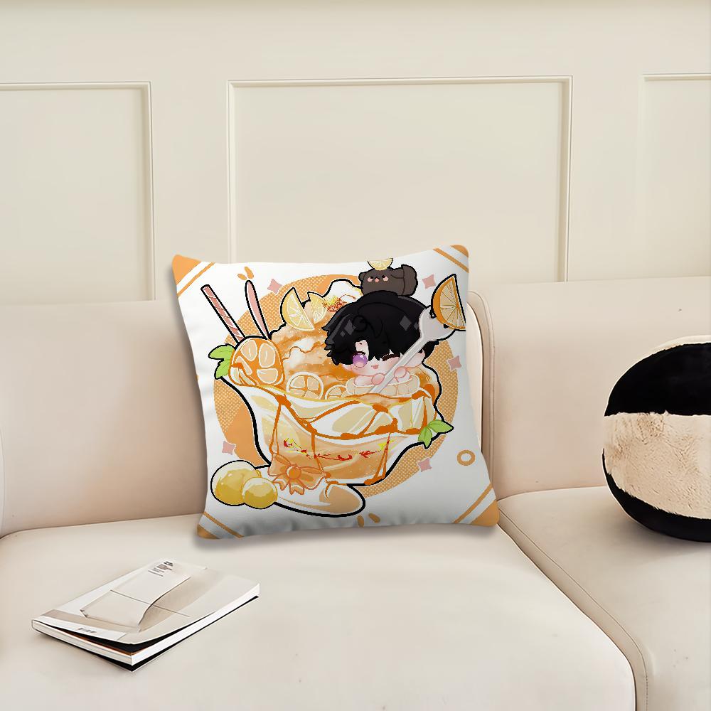 Love and Deepspace Merry ice cream cushion cover Pillow Cover Decoration Room Home Sofa living Office Car Nordic Simplicity