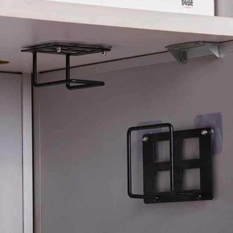 Wall Mounted Router Holder Wifi Storage Bracket Easy To Install Non Drilling Power Socket Rack Bookshelf