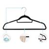 Velvet Clothes Hangers 20 Pcs Ms-859 Massido