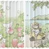 Cartoon Rabbit Lovely Drape High Shading Flowers Drape Girls Dormitory Children's Room Bedroom Insulation Thick Blackout Drape