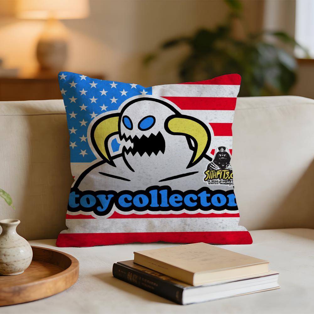 TToy MMachineS SSkateS Cushion Cover Short plush pillowcase for bed sofa carwashable