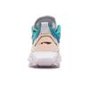 Li Ning Overload Fabric Leather Shock Absorbing Non-Slip Wear-Resistant Low-Top Casual Shoes Women Casual Shoes AZGS082-3
