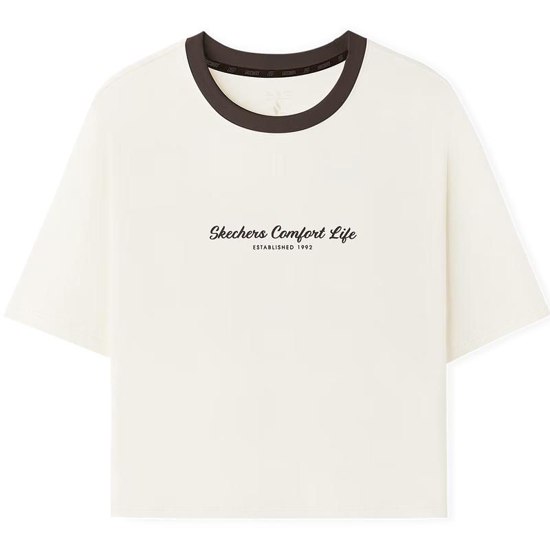 Skechers Women s Short Sleeve Round Neck T-Shirt M