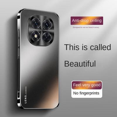 Neue Telefonhülle für Xiaomi Redmi Note 14 Pro - Ultradünne, wärmeableitende, mattierte Vollschutzabdeckung für Note 14