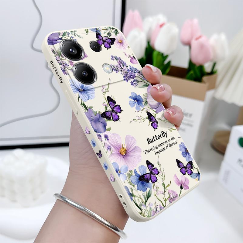 Butterfly Lovers Phone Case For Xiaomi Poco F7 X7 X6 F6 M6 M5 M5S F5 X5 F4 X4 M4 F3 M3 X3 Pro 4G 5G GT Silicone Cover