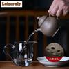 111ml Traditional Yixing Purple Clay Teapots Handmade High Pan Pot Raw Ore Downhill Mud Kettle Zisha Tea Set For Tea Supplies