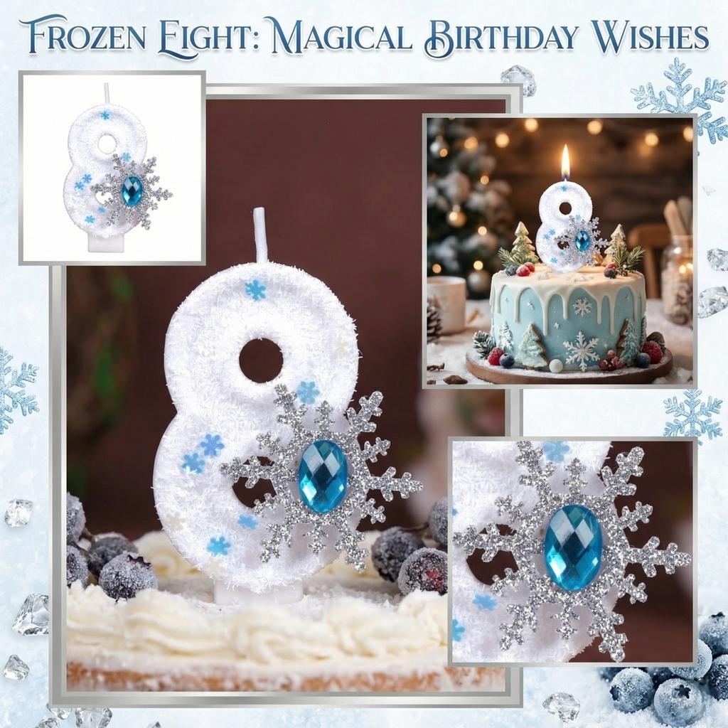 Fashion Cartoon Creative Birthday Candles Party Digital Candles