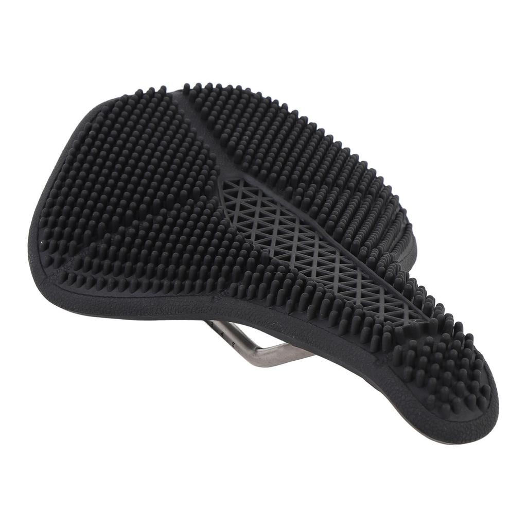 Cycling Seat Cushion Comfortable Breathable Water Resistant Adjustable Angle Rubber Cycling Saddle
