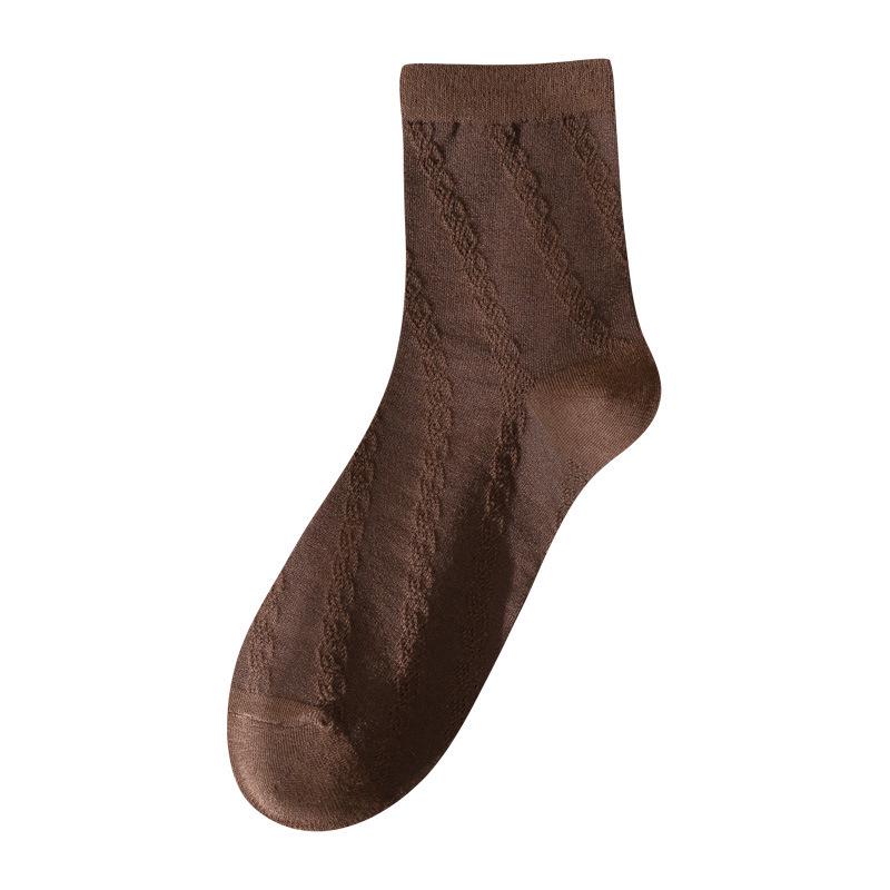 

Жіночі всесезонні бавовняні шкарпетки DEQ: Японський стиль, середньої довжини, добре вбирає піт, ідеально підходить для весни та літа. One Size