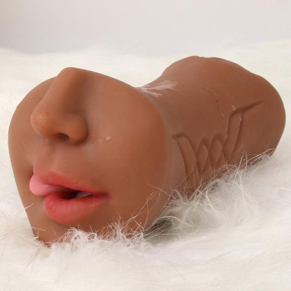 3 w 1 Oral Vagina Anal Usta obciąganie Mężczyzna Masturbator Sztuczna cipka Erotyczne zabawki erotyczne dla mężczyzn