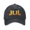 Casual JUL Rapper Logo Baseball Cap for Unisex Women Distressed Washed Headwear  Outdoor Running Golf Gift Caps Hat