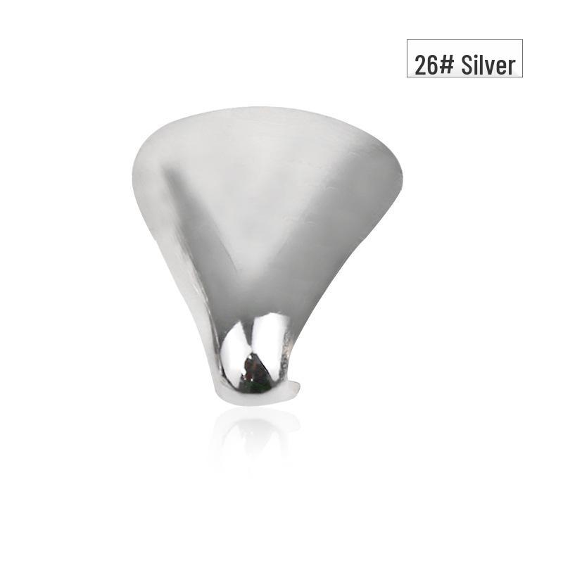 Women's Pointed Toe High Heel Protector - Leather Anti-Kick Decorative Cover with Metal Cap for Shoe Protection.
