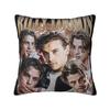 Retro Billy Loomis Pillowcase Printing Polyester Cushion Cover Decor Throw Pillow Case Cover Home Square 40*40Cm