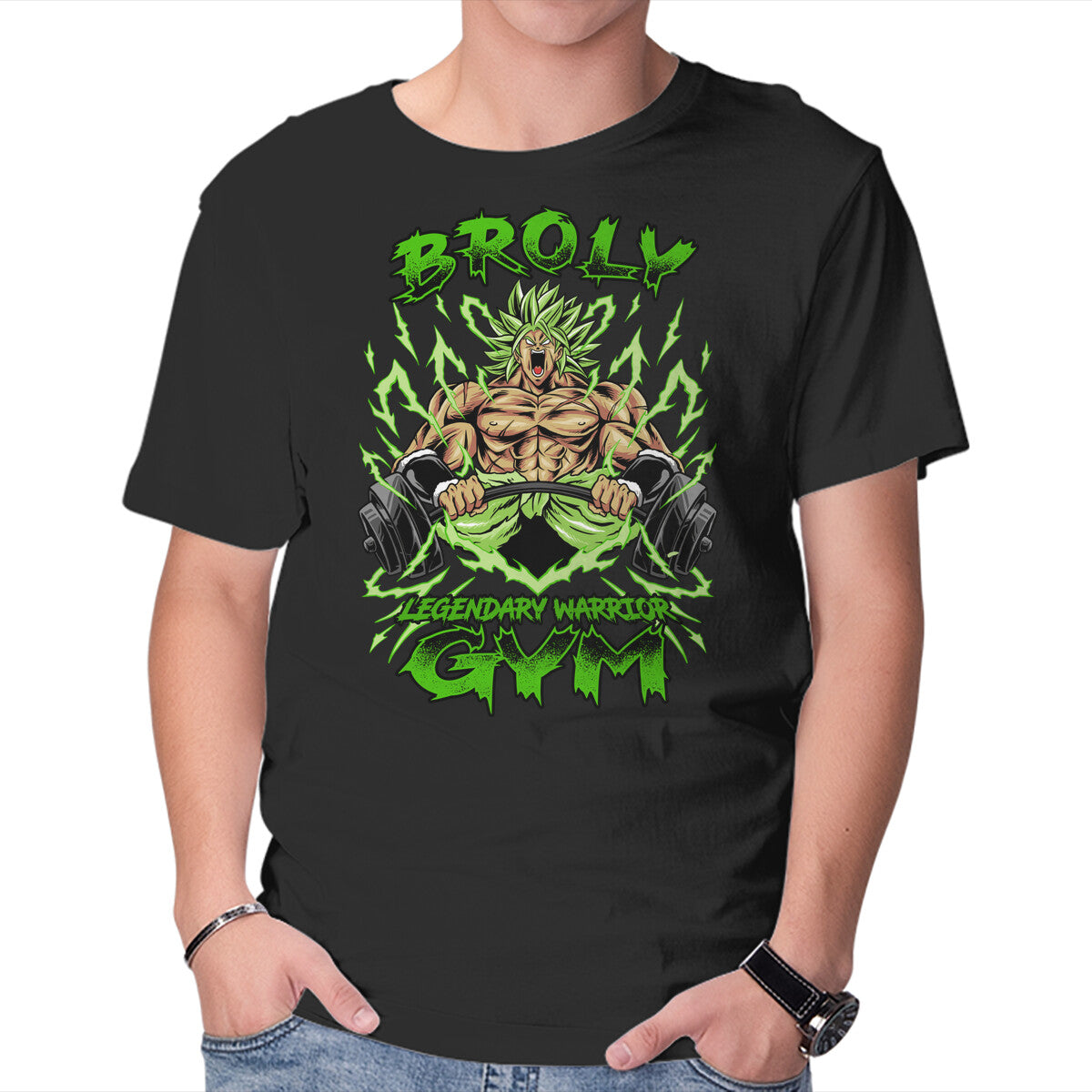 Unisex Crew Neck T-Shirt Legendary Gym Graphic Short Sleeve Casual Tee XS