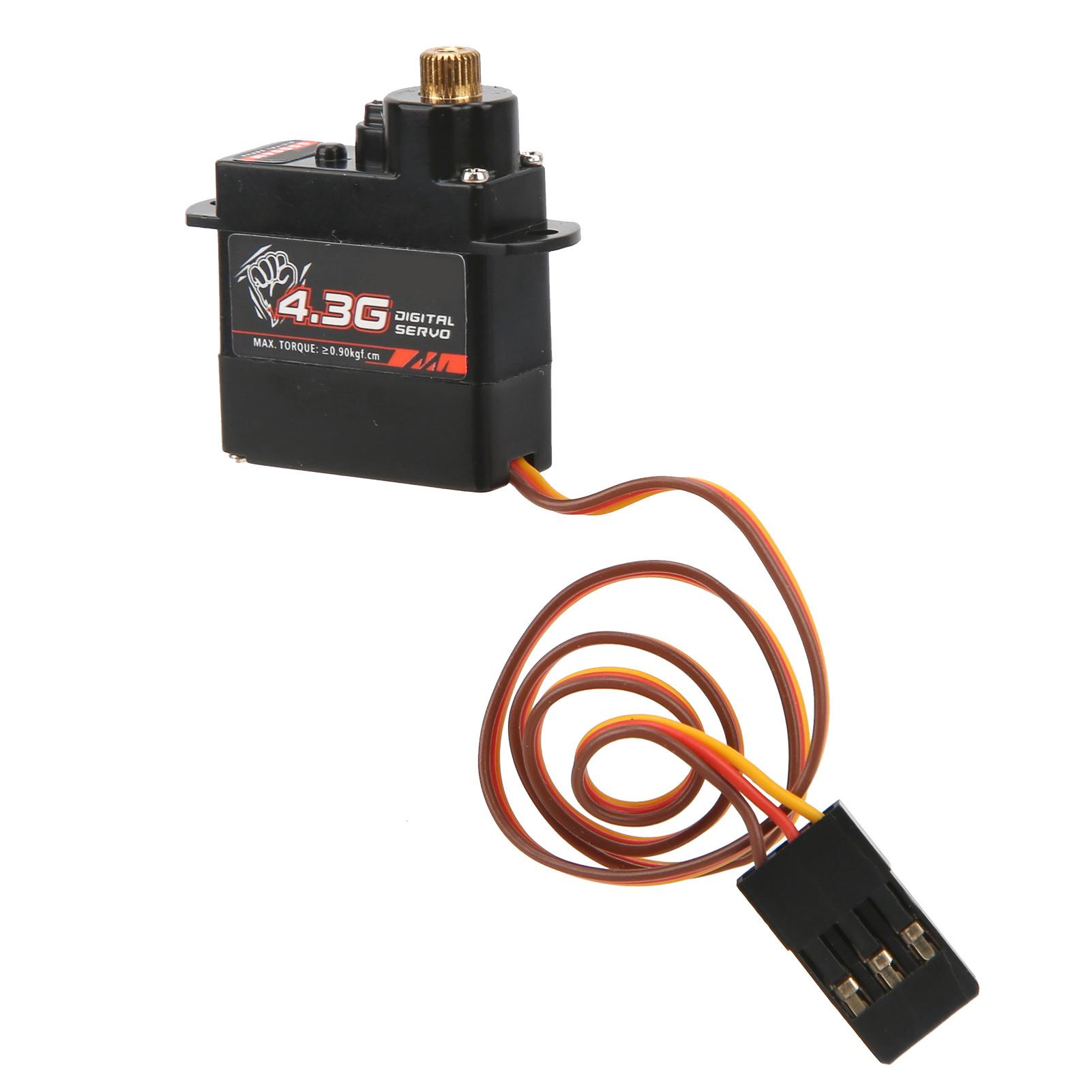 

RC Digital Servo Set 4.3G Metal Gear Coreless Motor Servo for 124 RC Car Airplane FixedWing