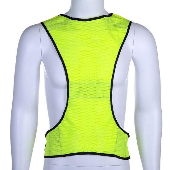 High Visibility Reflective Sport Night Working Cycling Running Safety Vest Top