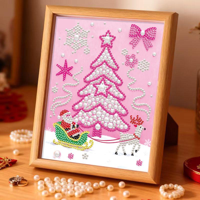 Year of The Horse Pearl Painting DIY God of Wealth Self-adhesive Handmade Sunflower Diamond Painting Wedding Decoration Painting for Friends