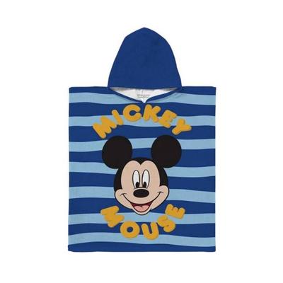 Childrens/Kids Mickey Mouse Stripe Hooded Towel