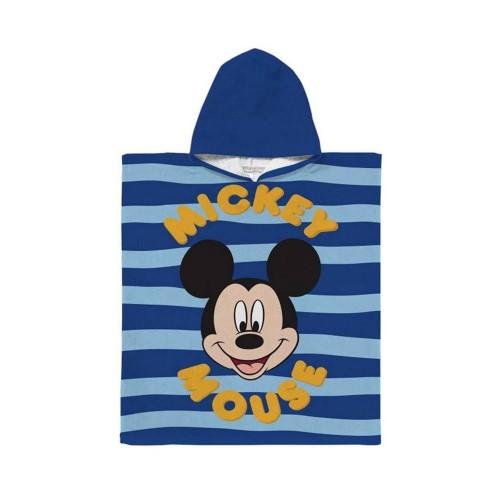 Disney Childrens/Kids Mickey Mouse Stripe Hooded Towel