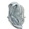 Michael Kors Flower punching Backpack Bag PVC blue/SilverHardware