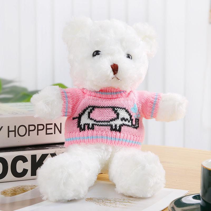 Teddy Bear Plush Hoodie Doll - Cute Activity Gift with Logo Print