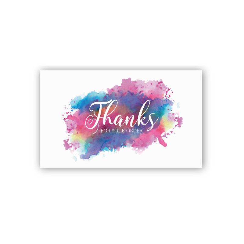 Simple Laser-Engraved Thank You Cards - 30 Pack