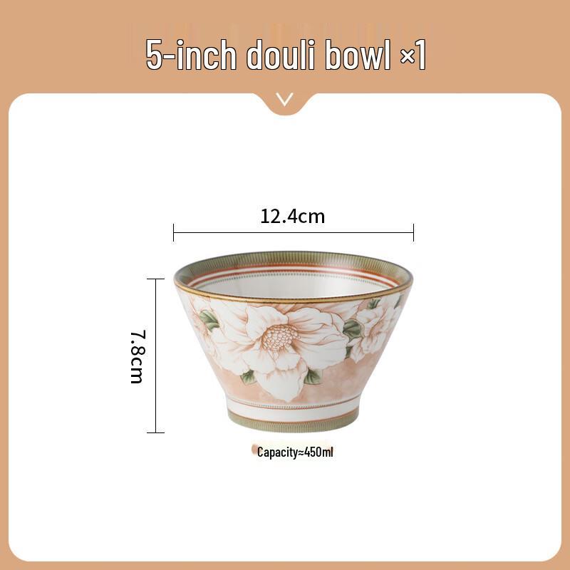 WJ Japanese Camellia Underglaze Ceramic Tableware
