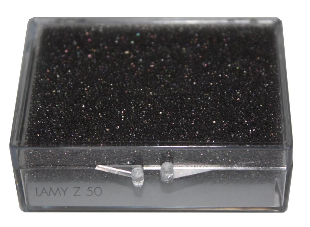 Genuine Case Included LAMY Fountain Pen Replacement Nib Z50 Silver German Direct Import (B Bold)