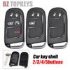 Smart Car Key Shell 2/3/4Buttons Gq4-54T For Jeep Cherokee Durango Chrysler Remote Key Blank Cover Case