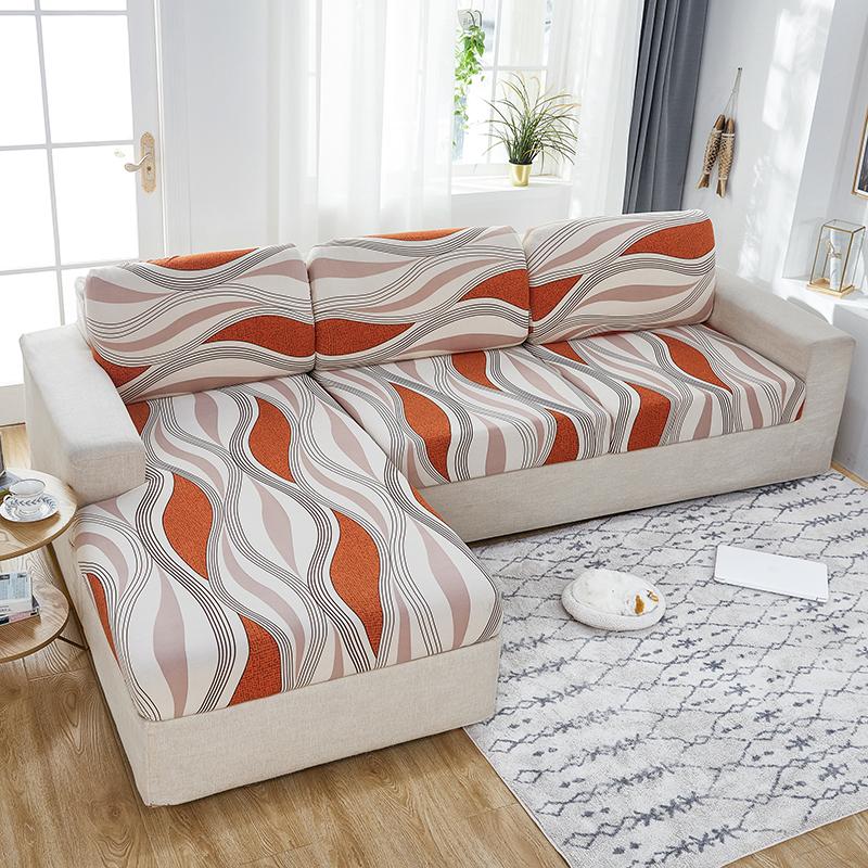 1PC Elastic Seat Cushion Cover Chair Cover Stretch Sofa Cover For Living Room Sofa Slipcover Protector Washable Removable