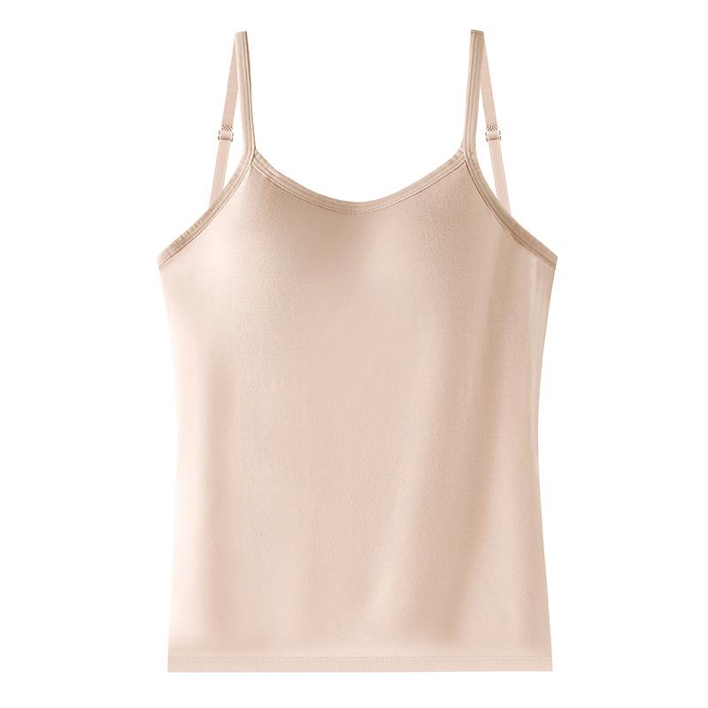 

Женский однотонный топ без бретелек с подкладкой на груди и антибликовым покрытием на груди 3XL абрикосовый