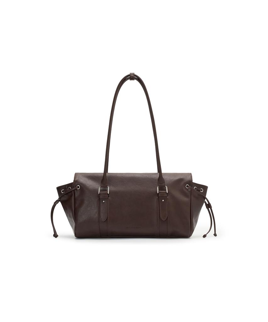 Parfum De Laube Roxie Buckle Shoulder Dark Brown Medium